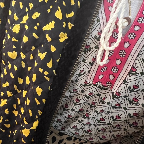 Reworked Vintage 80’s REVERSIBLE Satin Boho Jacket - Picture 10 of 14